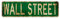 Vintage Wall St Street Schild Rustikales Aluminium Metall Blechschild 15,2 x 40,6 cm Home Poster Bar Pub Dekor