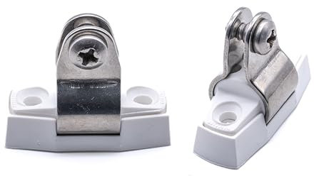 2PCS Boat canopy deck hinge mount bimini sprayhood fitting