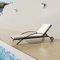 Homgoday Sonnenliege mit Polster & Rollen Rattanlliege Gartenliege Sonnenliege Relaxliege Strandliege Balkonliege Freizeitliege für Garten Balkon Poly Rattan Schwarz