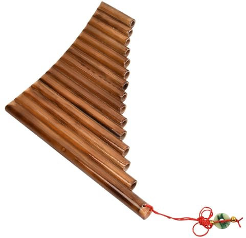 Panflöte Mit 15 Pfeifen In G-Taste Gespielt Von Der Linken Hand