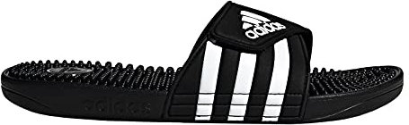 adidas Herren Damen Badeschuhe Poolsandalen Adissage, Farbe:Schwarz, Artikel:- core Black/Cloud White, Schuhgröße:EUR 37