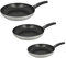 MA MAISON Tris di Padelle Ø20/24/28 cm 【3 Pezzi】 Antiaderenti Antigraffio e in Alluminio per Cucinare + Manici Antiscivolo -Adatta a Gas Vetroceramica e Fornelli Elettrici- per Lavastoviglie