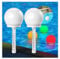 Solar-Pool-Thermometer, schwimmend, wasserdicht, selbstaufladend und leuchtet im Dunkeln, Temperaturanzeige für Pools, Whirlpools und Spas (Tag/Nachtgebrauch), 2 Stück