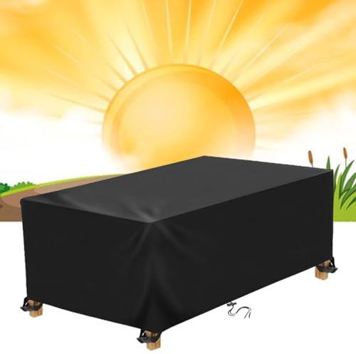 IUCUHE Abdeckplane Wasserdicht Gartenmöbel 85x45 Abdeckplane Gartenmöbel,wasserdichte Abdeckung,Große Plane Für Gartenmöbel,Winddicht Anti-UV Gartenmöbel Abdeckung Oxford 85x45x50cm/LxBxH