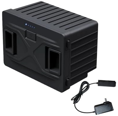 Batterie De Réfrigérateur Portable 15600 MAh, Compatible Avec Alpicool P8/CX/TA/TAW/TS/TW/TWW, Réfrigérateur De Voiture Amovible 12V/24V CC/CA Avec Batterie Au Lithium Intégrée(Black-US-plug)