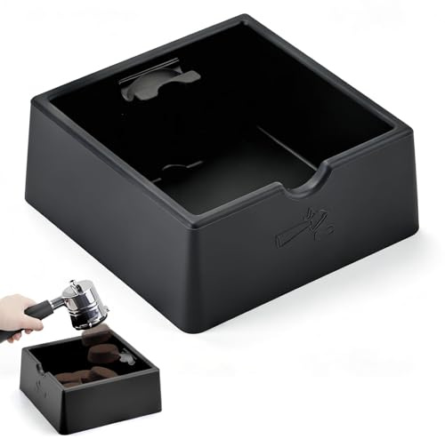 Silicone Espresso Knock Box for Ninja Luxe Cafe Espresso Accessories | Food-grade Silicone, Quiet & Countertop Friendly, Non-slip & Stable Design, Wide Opening for Less Mess, Easy to Clean
