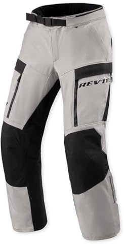 REV'IT! Revit Offtrack 3 H2O wasserdichte Motorrad-Textilhosen, silber/schwarz
