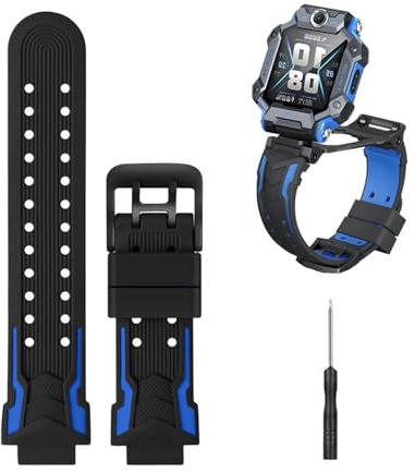 SUGARJAR Kinder Armband Kompatibel mit Imoo Watch Phone Z7/Z6/Z1 Armbänder, Weiches Silikon Ersatzarmband für Imoo Smartwatch Mädchen Jungen