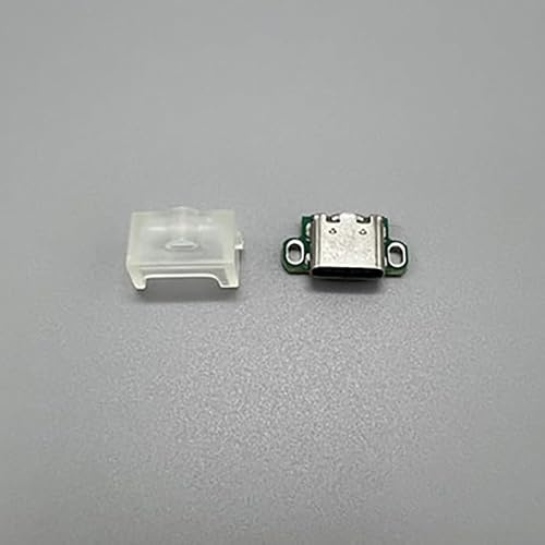 USB C Adapter für Game Boy für advance SP mit 3,5mm Kopfhörerbuchse – Typ C Ladeanschluss Mod Zubehör Schwarz(Fluorescent Cap)