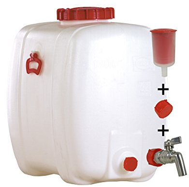 Graf Getränkefass Oval 150 Liter mit Messing Auslaufhahn 3/4 und Gärspund