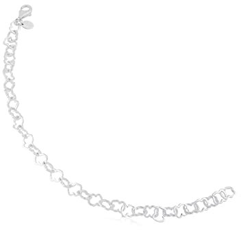TOUS Armband aus Sterlingsilber für Damen mit Karussell-Bären-Muster 0,8 cm, 19 cm lang, klassisch und elegant, Karussell-Kollektion
