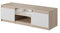 Selsey Permys - Fernsehschrank/TV-Lowboard in Matt 120cm (Sonoma Eiche/Weiß Matt, mit LED)
