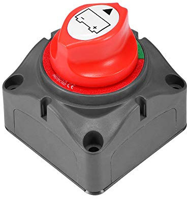 ALLOMN Auto Boot Ein Aus Batterieschalter, Universal 12V / 24V 300A Batterietrennschalter Wasserdichter Boat Master Schnitt Aus Schalter für Marine Auto Boot