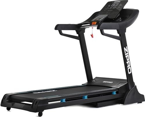 ZIPRO Klappbares Profi-Laufband für Zuhause, Laufband 150 kg max., Treadmill bis 22 km/h, 3.5–6 PS Motor, 18+3 Programme, Motorisierte Steigung, LCD-Display, MP3/USB/SD, Smartphone-Halter