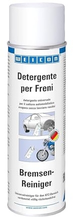 WEICON Detergente per Freni 500 ml, Detergente universale per il settore automobilistico e ciclistico