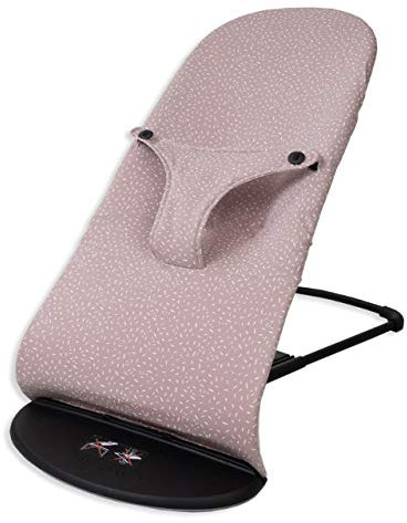 Babyline Bocoro Bezug aus Baumwolle, hypoallergen, weich und atmungsaktiv, für Hängematte Babybjörn Balance, Soft und Bliss (Confetti Rosa), Unisex