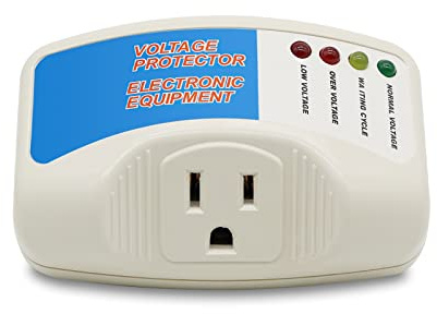 BSEED Surge Protector Home Appliance,Single Outlet Power Voltage Protector,Voltage Brownout Surge Refrigerator 1440 Watts,Voltage Brownout Plug Outlet, 1875W, 125V, 15A(1 Pack)
