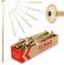 KLIMAS® Holzschrauben Torx Schrauben Set Tellerkopfschrauben TX 8 mm x 260mm 50 Stück | Holzbauschrauben Selbstbohrende Spanplattenschrauben Terrasenschrauben Dachkonstruktion Holz Schraubenset