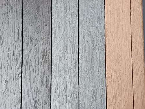 WPC Terrassendielen Massivdiele Antik - Komplett-Set/unterkonstruktion/terrassenclips/poolumrandung/balkon (28m2, Dunkel Braun)