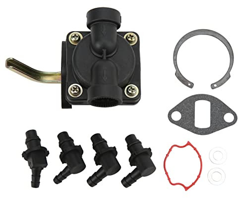 Motorrad-Kraftstoffpumpen-Kit,Motor-Kraftstoffpumpen mit Sprühdüse und Dichtung 4739319-S für, Motoren Benzinpumpe(Schwarz)
