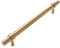 Tiradores de Puerta de Muebles de Latón Manijas de Gabinete de Cocina de Cobre Macizo Tirador de Cajón de Armario de Guardarropa de Dorado, para Casa Oficina Dormitorio Sala (Hole distance 320mm)