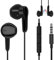 ANLINKSHINE Auriculares intrauditivos con cable de 3,5 mm con micrófono y control de volumen, auriculares estéreo compatibles con PS5, PS4, Switch, Xbox Series X, Series S, Xbox One (negro)