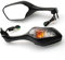Motorrad-Rückspiegel Mit Blinker Für Honda CBR1000RR CBR 1000 RR 2008–2016 Spiegel Mit Blinker (Color : Black C)