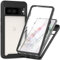 XINNI Funda para Google Pixel 7 Pro Antichoques 360 Grados con Protector de Pantalla Integrado Robusto Doble Cara Bumper Transparente Case Completa Carcasa, Negro