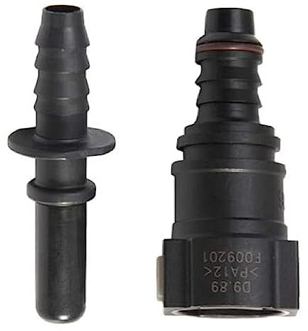Connettore a Sgancio Rapido Della linea Del Carburante,Raccordo per Tubo Flessibile Del Carburante,Flessibile e Accoppiatore per Moto,Attacco Rapido Carburante,Set Accessori per Auto Maschio,7,89×6mm
