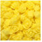 Yurosiay 500 Stück Künstliche Blumen Rosen Mini Schaumrosen Künstliche Rosenköpfe Mini Rose Deko Ohne Stiel Gefälschte Rosen Schaumrosen für DIY Rosen Bär Handwerk Brautstrauß Gelb