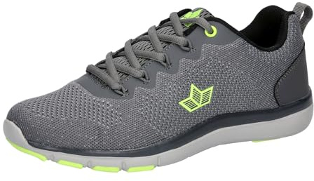 Lico Unisex Colour Sneaker, Grau/Lemon, 45 EU