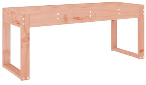 vidaXL Gartenbank, Sitzbank Latten-Design, Holzbank Bank für Garten Terrasse, Parkbank Massivholzbank Gartenmöbel, Massivholz Douglasie