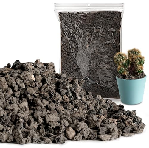 CLSR2U Drainagesteine für Topfpflanzen 4,5 kg, Gartenbau Lavasteine für Pflanzen, Sukkulenten Felsen für Topf Innenbereich, Lavastein Aquarium Garten Landschaftsbau Vulkan-Bonsai Terrarium Fisch Tank