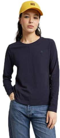 G-Star Damen Front Seam Top, Blau (Osaka Blue D24514-4107-3873), S