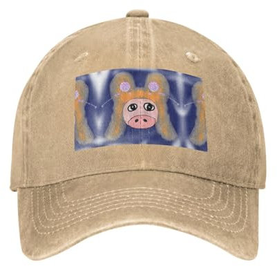 The Head of The Bull Devil Trucker Hat, Adjustable Metal Snapback Cowboy Baseball Cap, Unisex, Schwarz, Natürlich, Einheitsgröße