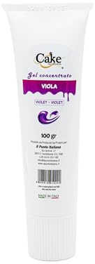 CakeDecorationLine Colorante Alimentare Gel Concentrato 100gr Viola - Coloranti Alimentari per Masse