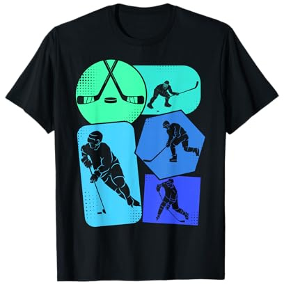 Eishockey Kinder Jungen Herren T-Shirt