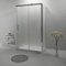 Box Doccia 3 Lati - Cabina Doccia con Porta Scorrevole, Cristallo Temperato 6mm, Trasparente e Anticalcare con Profilo in Alluminio Cromato e Chiusura Magnetica (70x100x70 cm, Opaco)