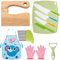 MINISOISO Lot de 10 Couteaux de Cuisine pour Enfants, Pour Couper et Cuire des Fruits ou Légumes, Kit Couteau Sécurité de Cuisine pour Enfants avec Couteau en Bois, Planche à Découper, Éplucher