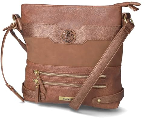 Rieker H1346-22 Handtasche Synthetik Damen in braun - Gr. S