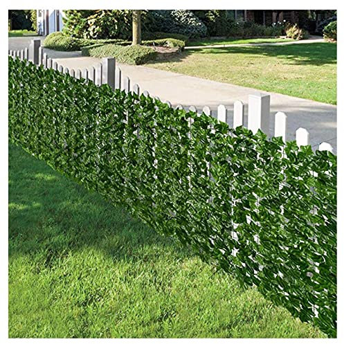 Recinzione per la privacy per piante e fiori da esterno, resistente ai raggi UV, siepe artificiale per pareti da giardino e ringhiere per balconi, migliora il tuo spazio esterno con un'elegante