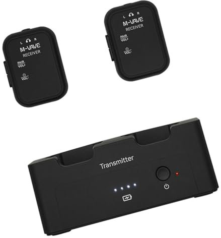 Monitor recargable profesional de transmisión de retorno de oído con función de silencio