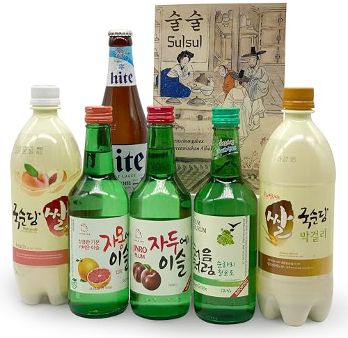 Sulsul Mix Korea Getränkebox – 6 Alkoholische Getränkespezialitäten