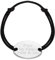 Bracelet cordon homme médaille ovale gravée, argent
