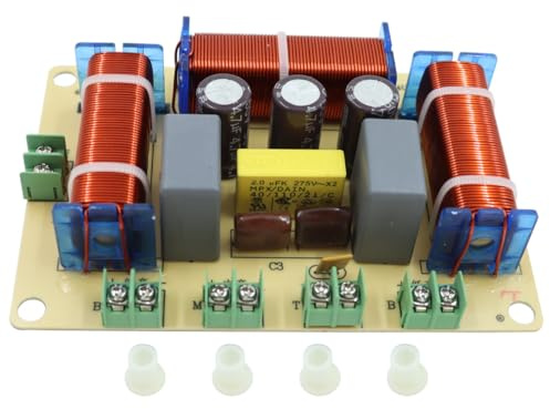 Durlo Filtre passif pour haut-parleur 4 voies 400 W RCEDA 406 pour voiture et maison, 4 à 8 ohms