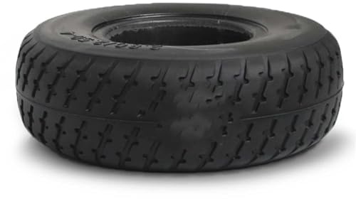 9x3.50-4 Pneu Plein sans Chambre à Air 9 X 3-1/2 Pouces Pneu Increvable pour Tondeuse à Gazon Anti-crevaison pour Tondeuse à Gazon pour Mini Tracteurs | Diables et Mini Quads
