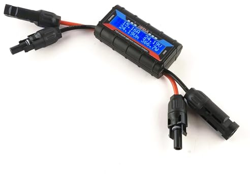 plenti SOLAR 150A Solarmodul Wattmeter 4,8V-60V Power Analyser LCD Display