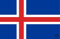 Island Flagge Aufkleber - Länderflagge als Sticker 8,5 x 5,5 cm