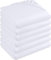 Utopia Bedding - 6er Set Spannbettlaken 90 x 190 cm - Weiß - Gebürstete Mikrofaser Spannbetttuch - 35 cm Tiefe Tasche