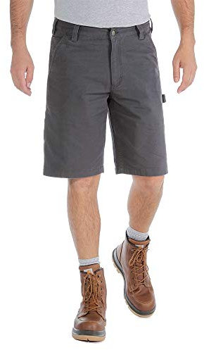 Carhartt Men's Rugged Flex® Relaxed Fit Canvas Utility Work Short, Shadow, W42